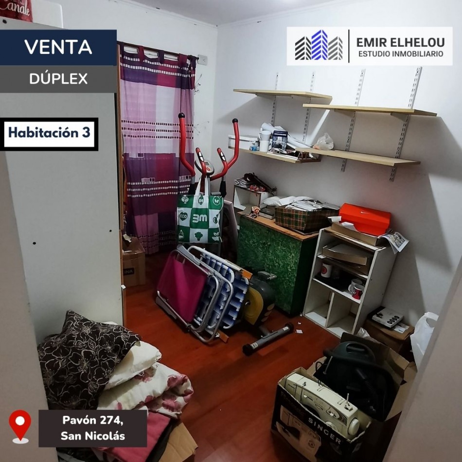 Duplex de 3 dormitorios con cochera en B° Saavedra