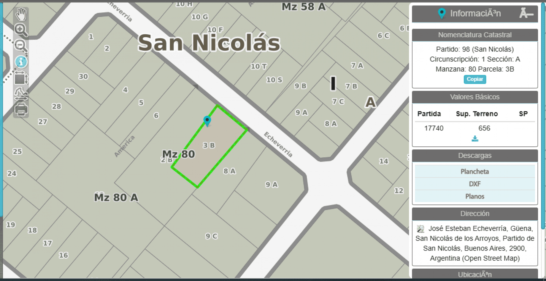 Gran Lote en Echeverria 424