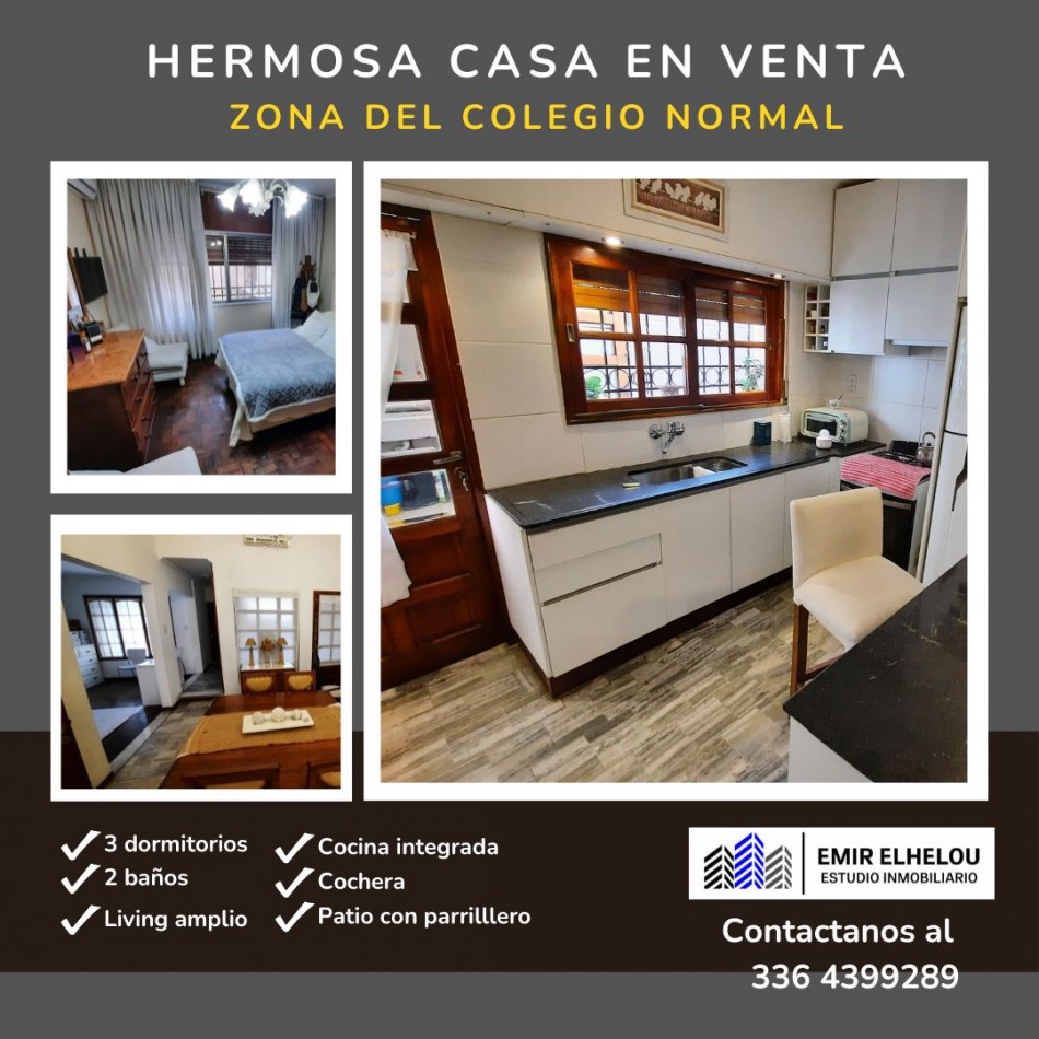 Casa de 3 dormitorios. Lamadrid 80