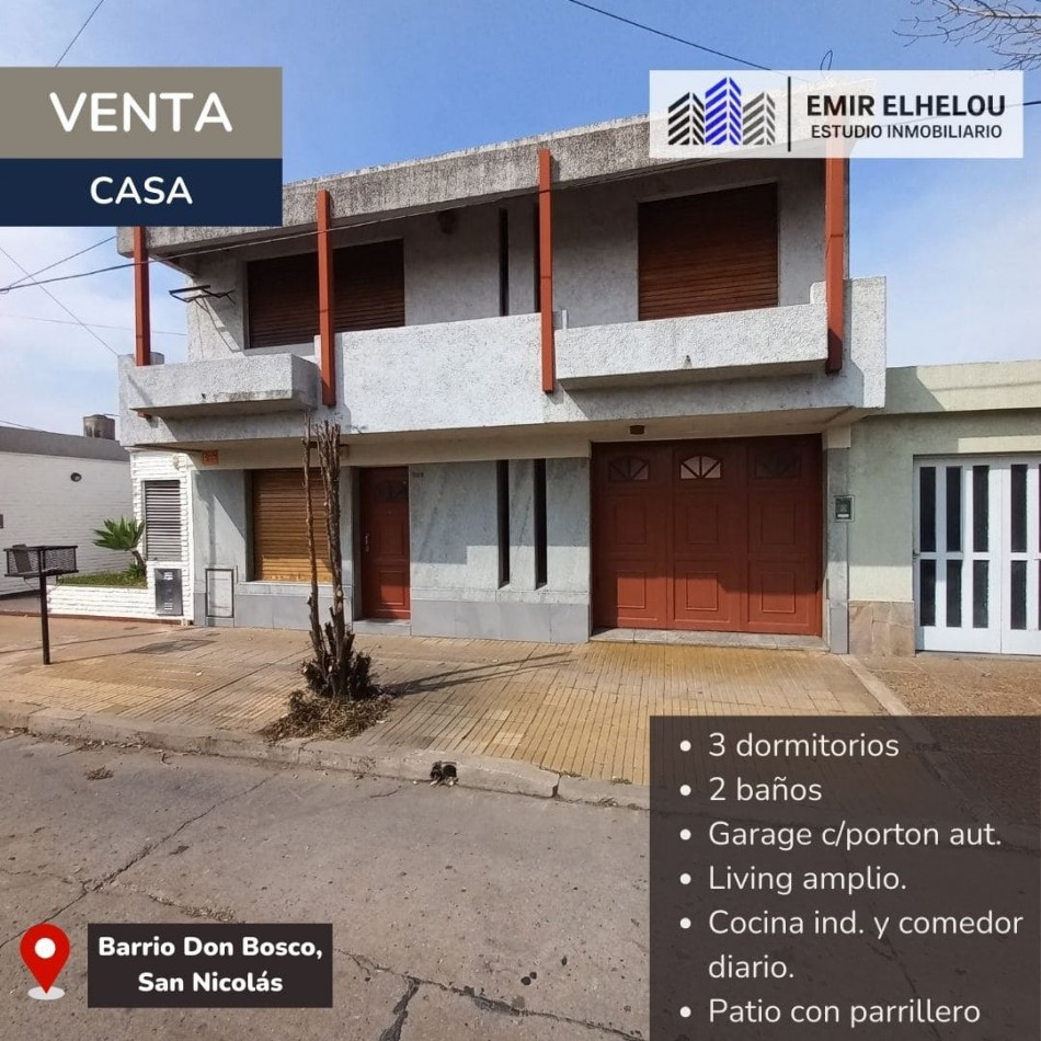 Casa de 3 dormitorios en Benitez 288 (Barrio Don Bosco)