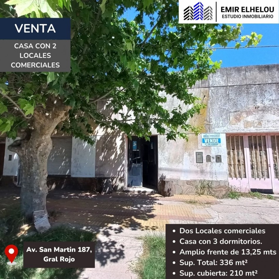 Propiedad ideal proyecto comercial en Gral. Rojo