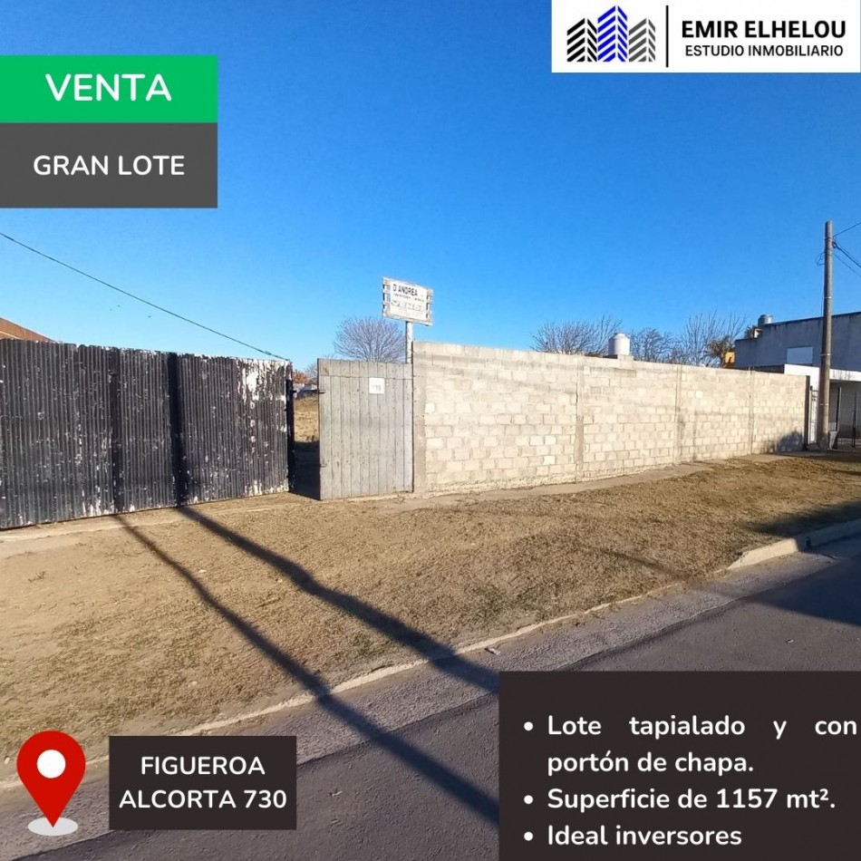 Gran Lote en Figueroa Alcorta 730