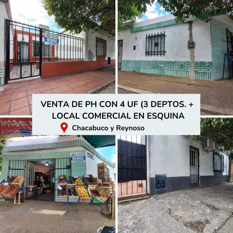 Oportunidad! Inmueble con 4 UF en Chacabuco y Garcia Reynoso
