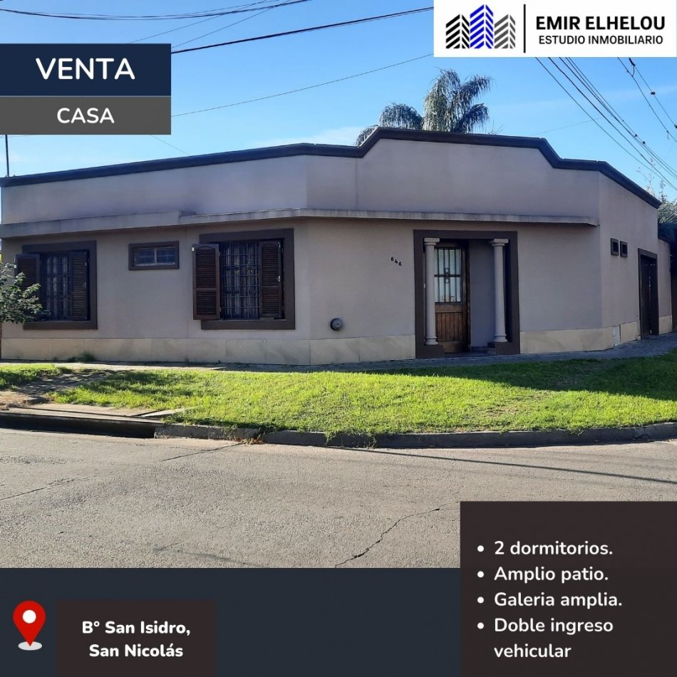 Casa de 2 dormitorios en Barrio San Isidro