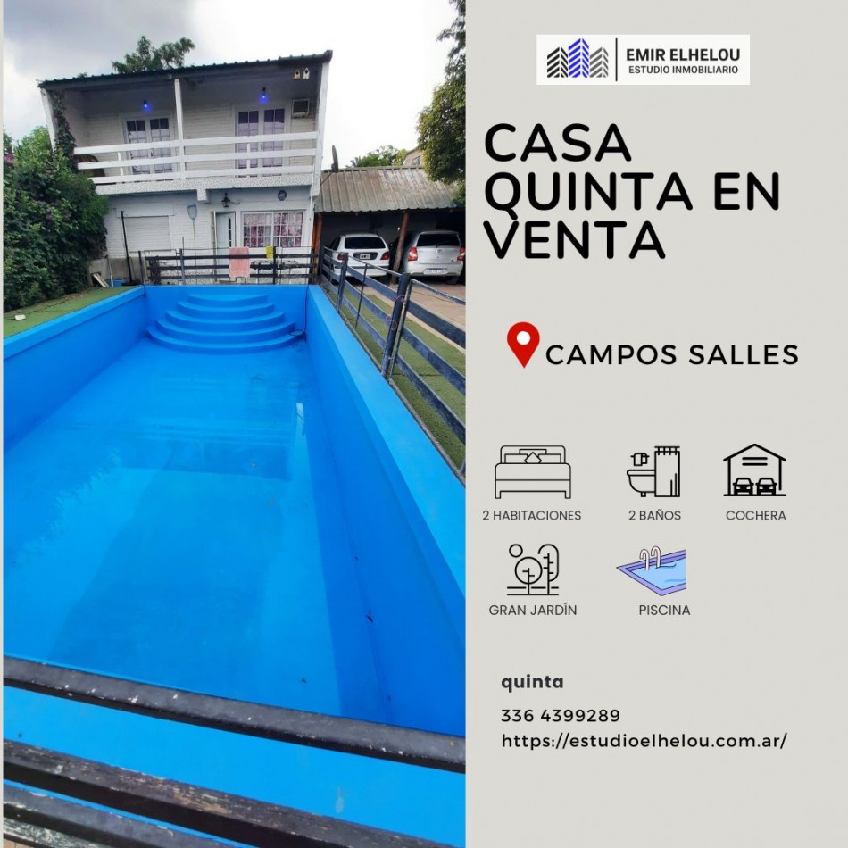 Casa quinta en Campos Salles