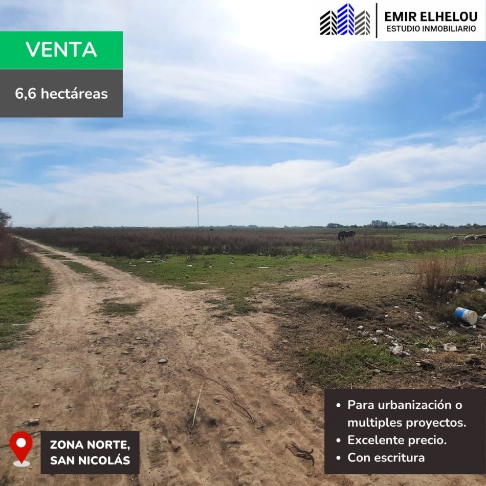 Fraccion de campo de 6,6 hectareas en San Nicolas (Zona urbana)