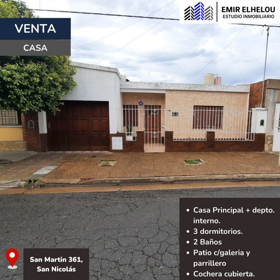 Casa de 2 dormitorios en San Martin 361