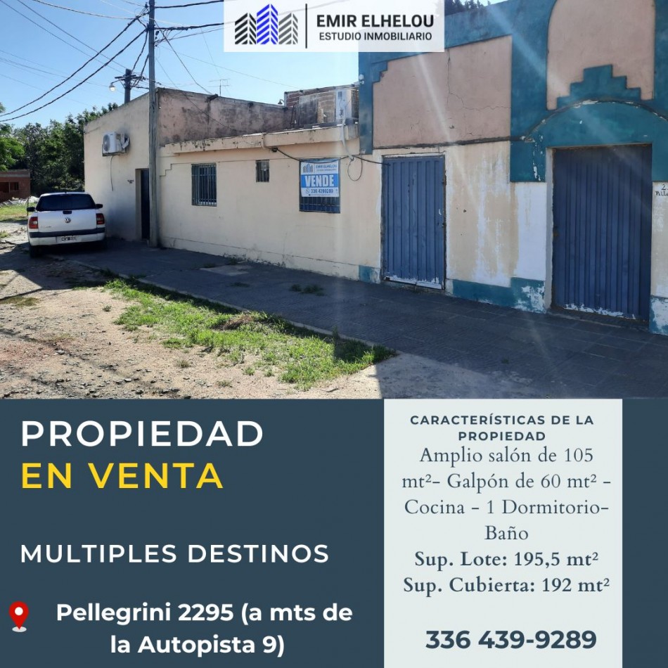 Propiedad ideal inversion a mts de la Autopista Nacional 9