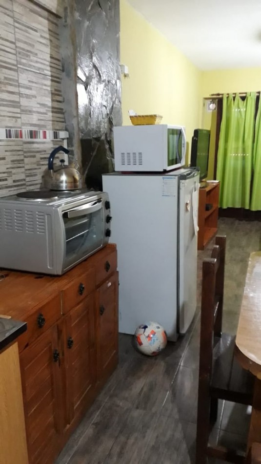 Monoambiente amoblado con cochera en San Clemente del Tuyu