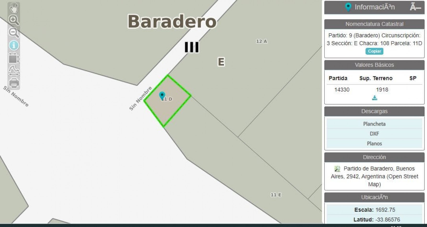 Gran Lote s/ Autopista 9 altura Baradero.