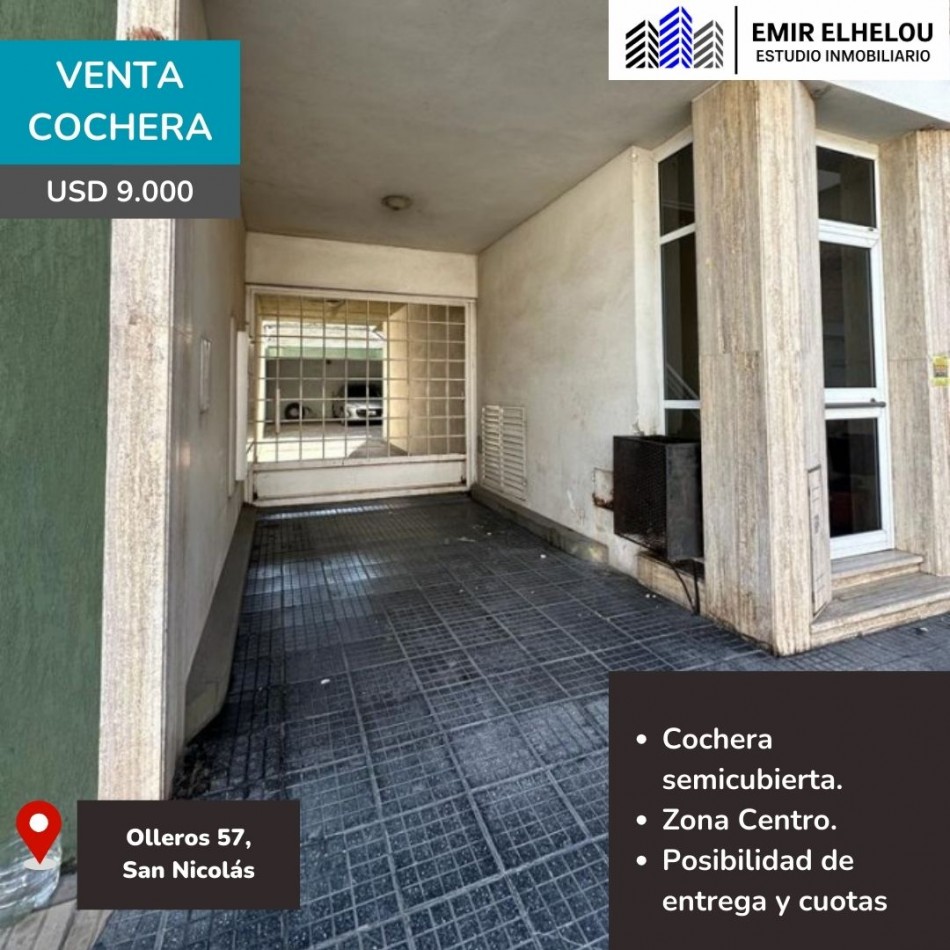 Cochera en pleno centro