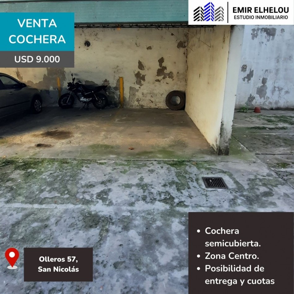 Cochera en pleno centro