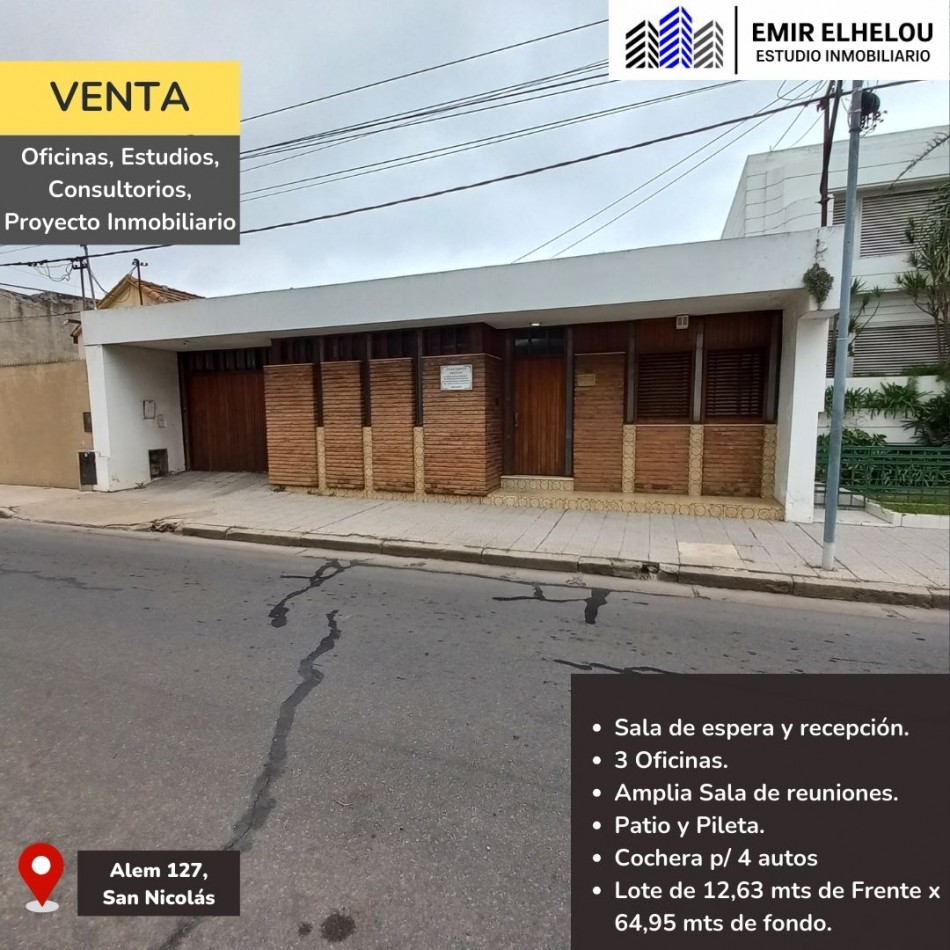 Propiedad ideal Estudio, Consultorio o Desarrollo