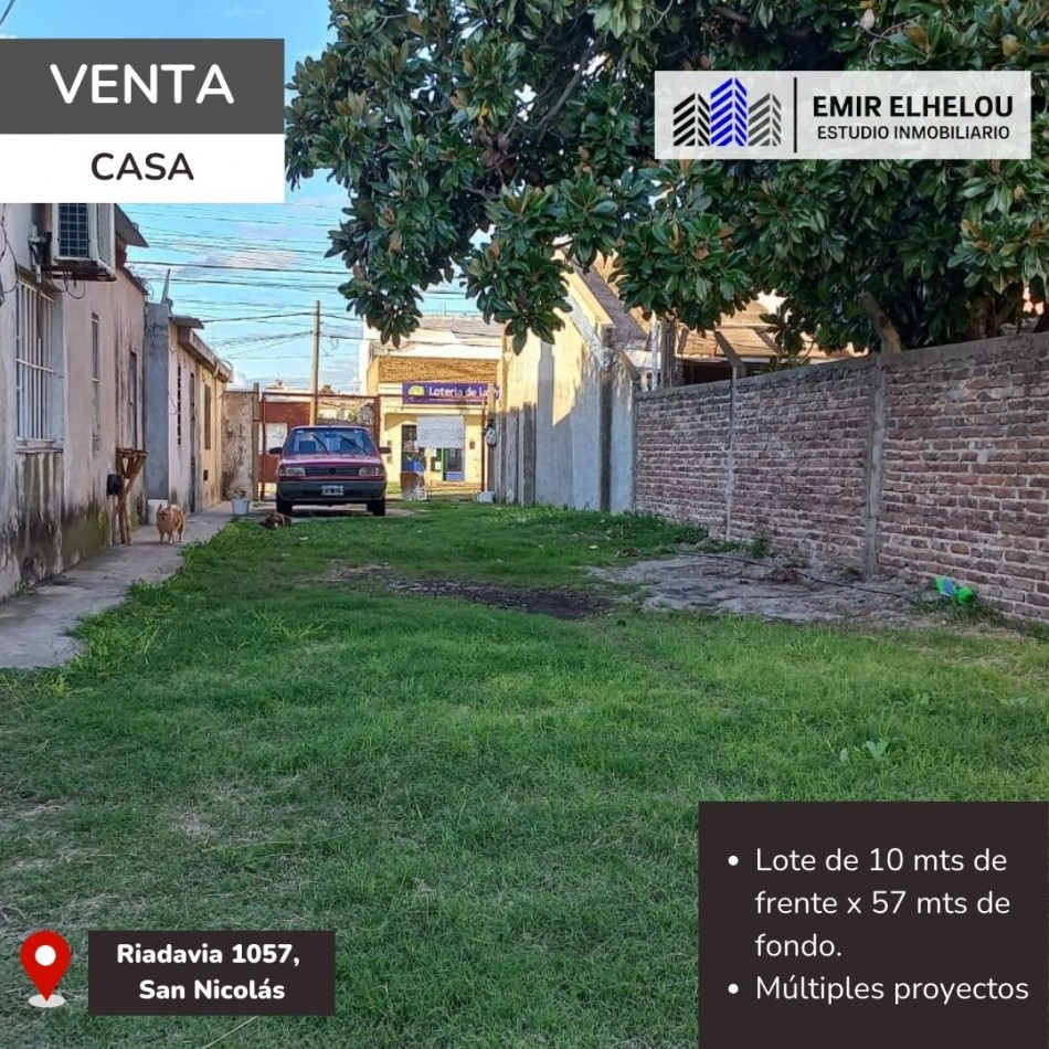 Gran Lote en ideal Inversion en Rivadavia 1057