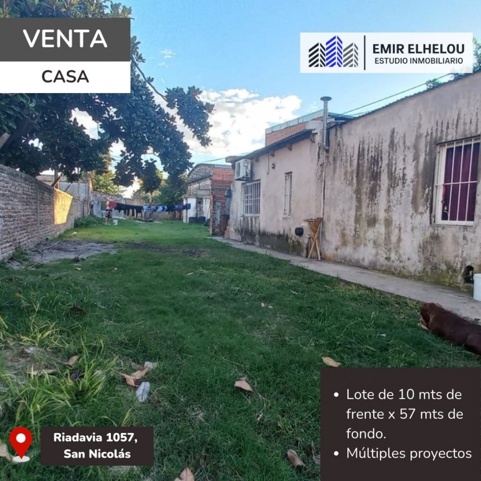 Gran Lote en ideal Inversion en Rivadavia 1057