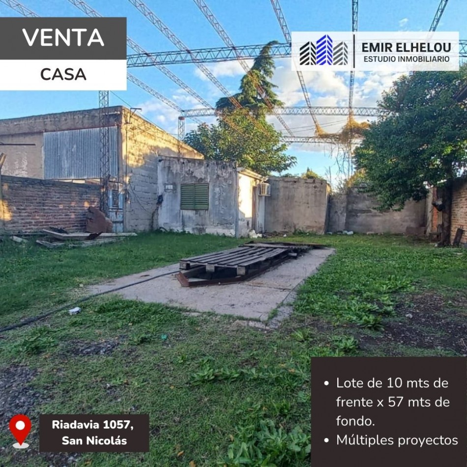 Gran Lote en ideal Inversion en Rivadavia 1057