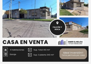 Propiedad ideal inversion en Falcon y Roca RETASADA!!!