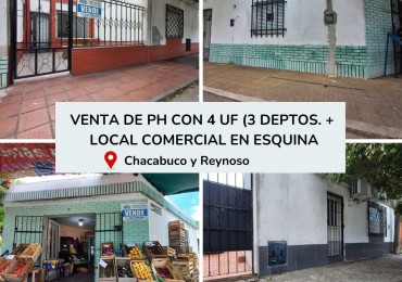 Oportunidad! Inmueble con 4 UF en Chacabuco y Garcia Reynoso