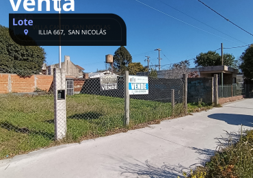Excelente Lote ubicado en Presidente Illia 667