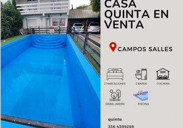 Casa quinta en Campos Salles