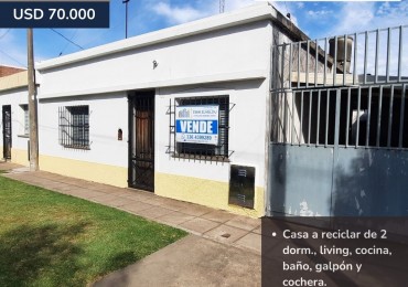 Casa de 2 dormitorios en Barrio Saavedra