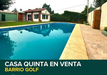 Casa quinta en venta en Barrio Golf